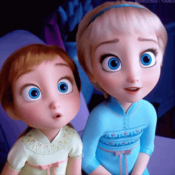 Baby Frozen Anna And Elsa GIF
