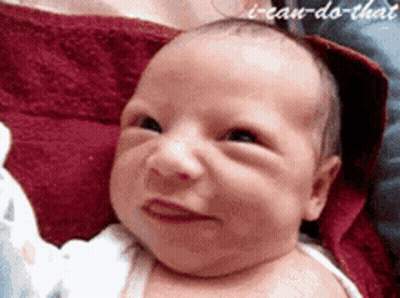 Baby Funny Face I Can Do That GIF