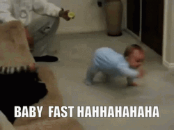 Baby Funny Fast GIF
