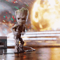 Baby Groot Thinking GIF