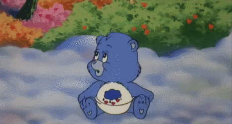 Baby Grumpy Care Bear GIF
