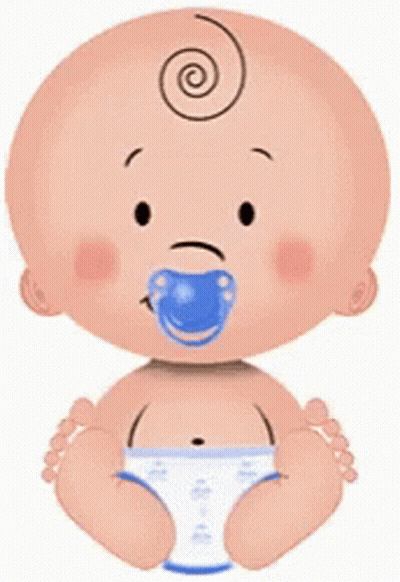 Baby Holding Milk Bottle GIF