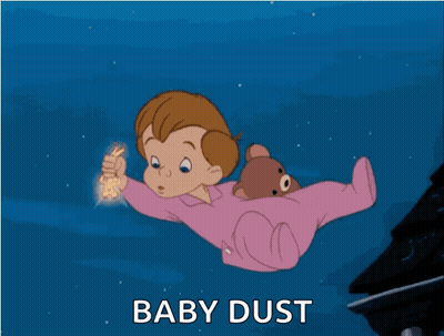 Baby Holding Teddy Bear GIF