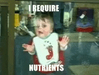 Baby I'm Hungry I Require Nutrients GIF