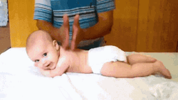Baby In Massage Mood GIF