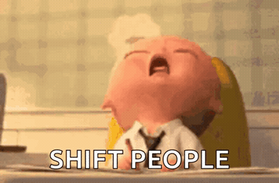 Baby In Suit Crying Shift People GIF