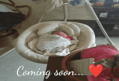 Baby In Swing Coming Soon GIF