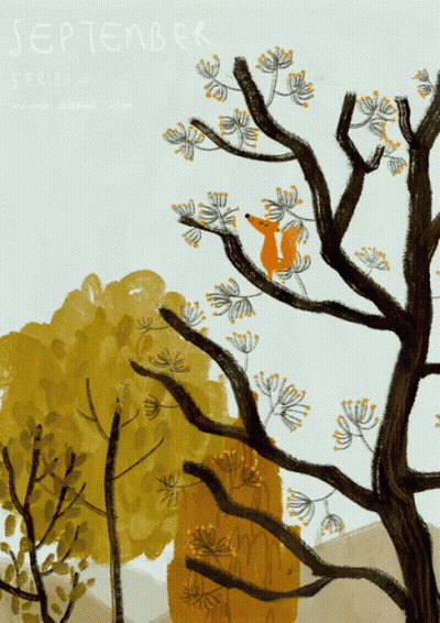 Baby In Yellow Cat Face Shirt Smiling GIF