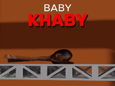 Baby Khaby Taking First Steps GIF