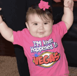 Baby Las Vegas Shirt GIF