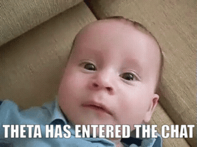 Baby Laying On Couch Theta Has Entered The Chat GIF