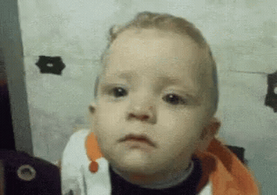 Baby Making Funny Face GIF