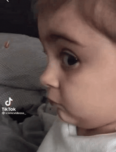 Baby Making Funny Face GIF