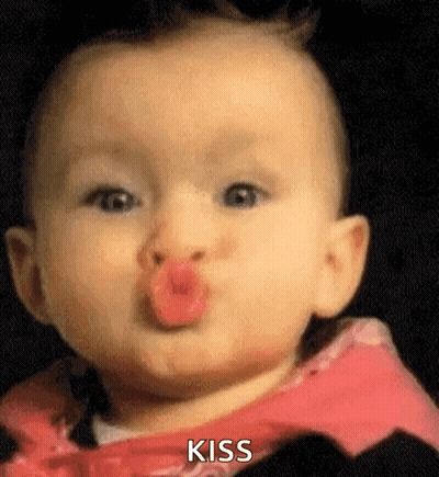 Baby Making Funny Face GIF