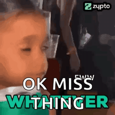 Baby Making Funny Face Saying Ok Miss Whitinger GIF