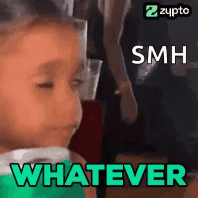 Baby Making Funny Face Saying Smh Whatever GIF