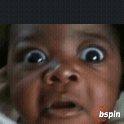 Baby Making Funny Face Watching Bitcoin GIF