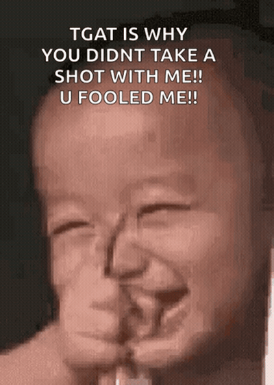 Baby Making Funny Face Why You Didn't Take Shot GIF