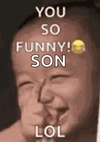 Baby Making Funny Face You So Funny Son GIF