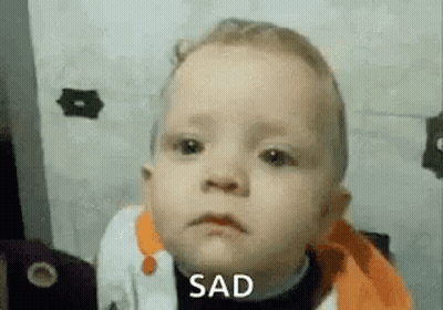 Baby Making Sad Face GIF