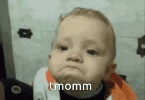 Baby Making Sad Face TMOMM GIF
