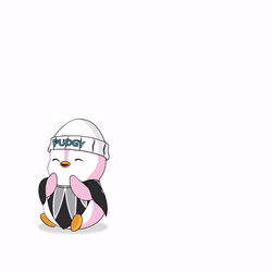 Baby Penguin Kickoff GIF