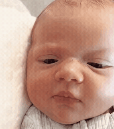 Baby's Face Close Up GIF