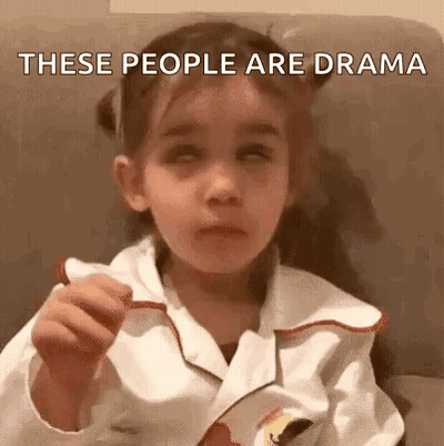 Baby Saying I Cant Even Look At You Bihhh GIF
