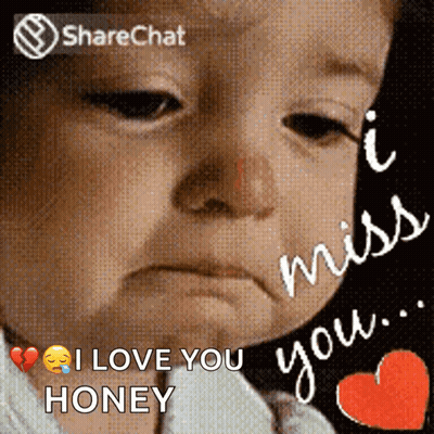 Baby Saying I Miss You Honey GIF