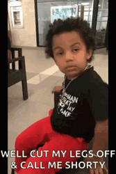 Baby Saying You Didn't Have To Cut Me Off Meme GIF