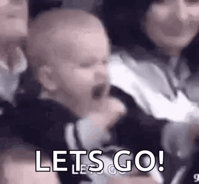 Baby Screaming And Saying Lets Go GIF