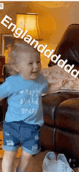 Baby Shouting England GIF