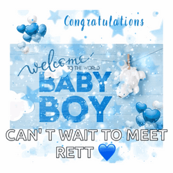 Baby Shower Cant Wait To Meet Rett GIF