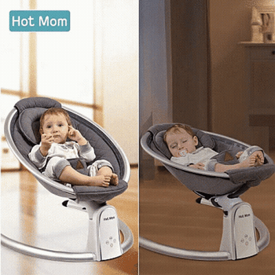 Baby Sitting In Bouncer GIF