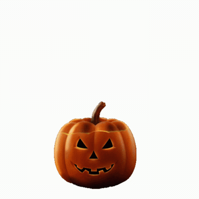Baby Sitting In Pumpkin With Halloween GIF