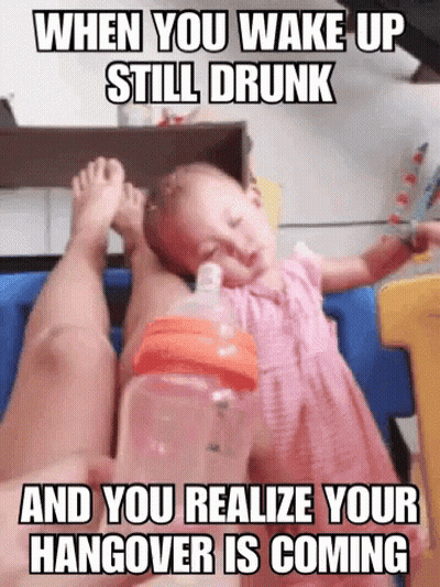 Baby Sleeping On Lap With Milk Bottle GIF