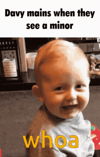 Baby Smiling Davy Mains Wow GIF