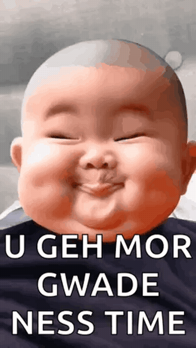 Baby Smiling Making Funny Face GIF