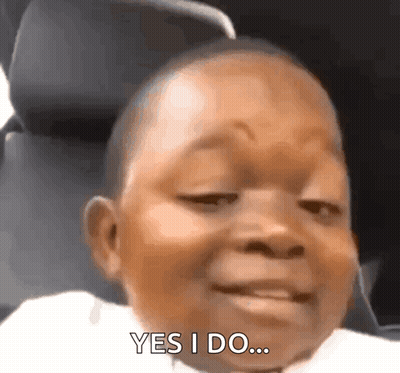 Baby Smiling Saying Yes I Do GIF