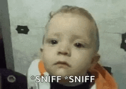 Baby Sniff And Cries GIF