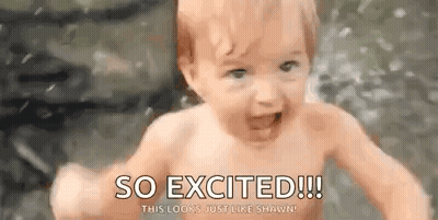 Baby Swimming Smiling Splashing Water GIF