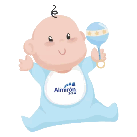 Baby Wearing Almiron Bib Sticker