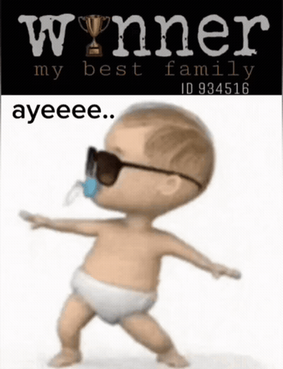 Baby Wearing Sunglasses and Pacifier
