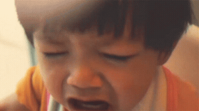 Baby With Eyes Closed Mouth Open GIF