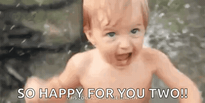 Baby Without Shirt Standing In Water GIF