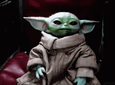 Baby Yoda Doll Making Funny Face