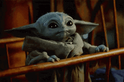 Baby Yoda Flapping Big Ears