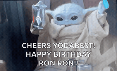 Baby Yoda Holding Soda And Candy Bar GIF