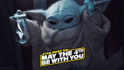 Baby Yoda May The 4Th Be With You GIF