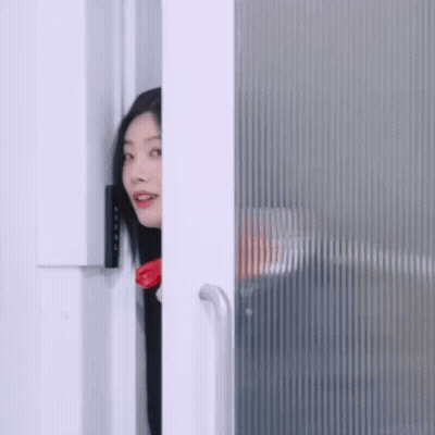 Baby Yoda Peeking To See What He's Working With GIF